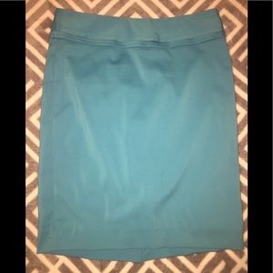 The Limited Turquoise Pencil Skirt
